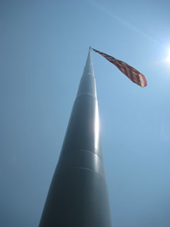 American Flag in Dorris, CA